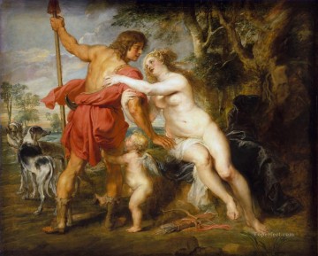 peter oil painting - venus und adonis Peter Paul Rubens